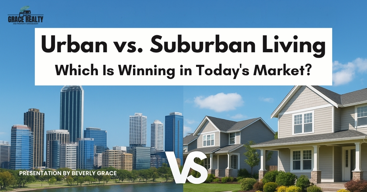 Urban vs. Suburban Living: Which Is Winning in Today’s Real Estate Market (2025 Update)