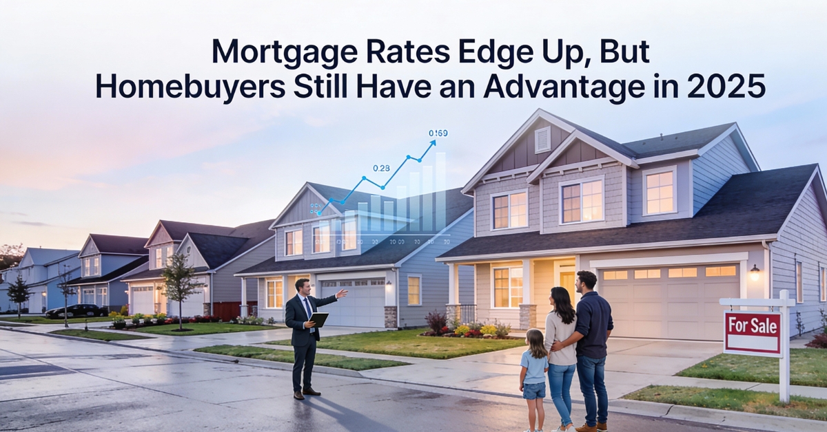 Mortgage Rates Edge Up, But Homebuyers Still Have an Advantage in 2025
