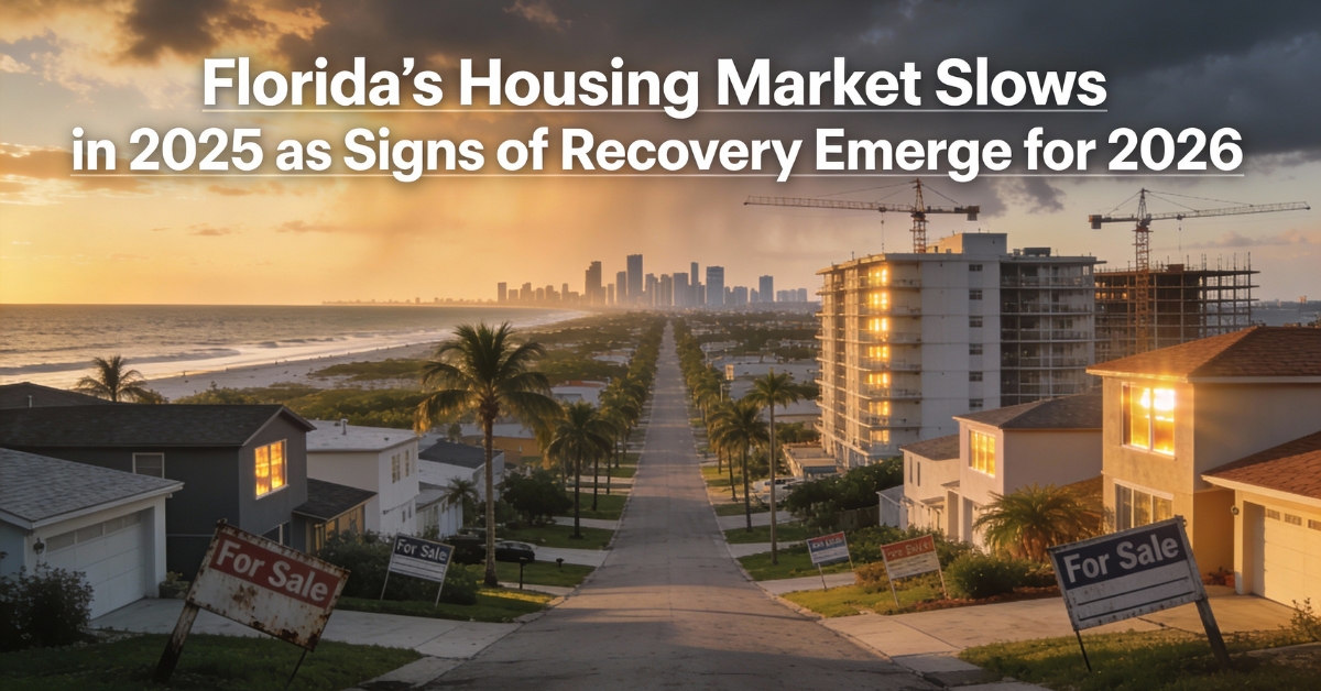 Florida’s Housing Market Slows in 2025 as Signs of Recovery Emerge for 2026