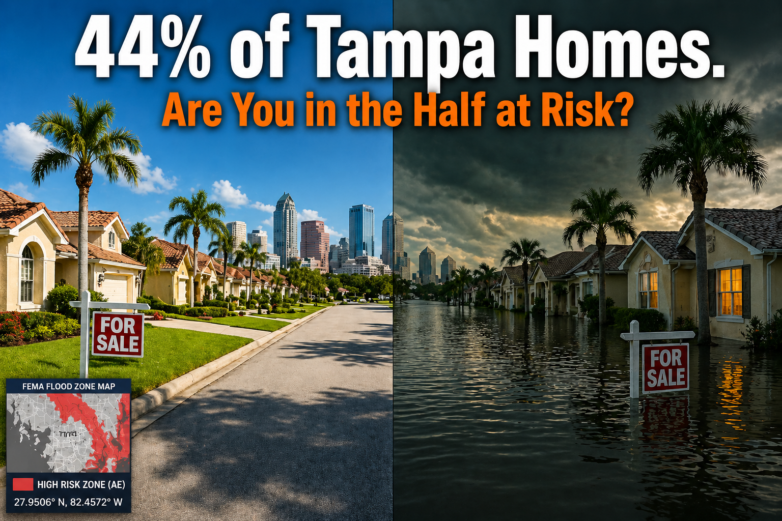 Tampa Bay flood risk homes