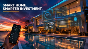 Smart home technology Florida luxury real estate